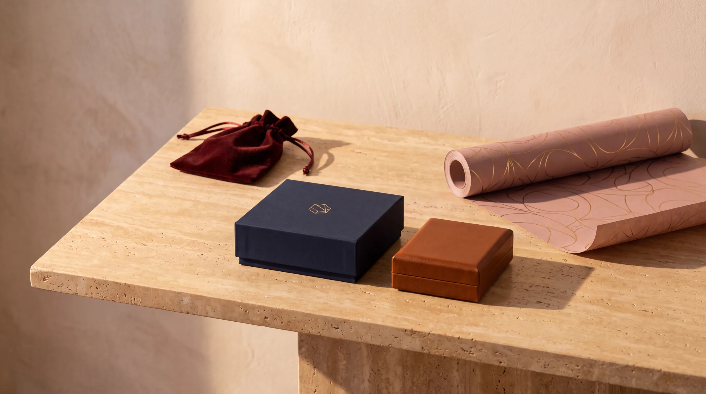 Luxury packaging in production